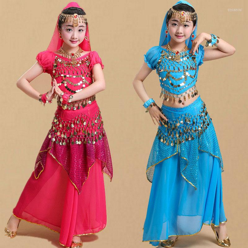 Stage Wear Children Belly Dance Costume Kids Dress Child Bollywood Costumes For Girl Performance 6 Colors, Lake blue 2 piece
Stage Wear Children Belly Dance Costume Kids Dress Child Bollywood Costumes For Girl Performance 6 Colors, Lake blue 2 piece