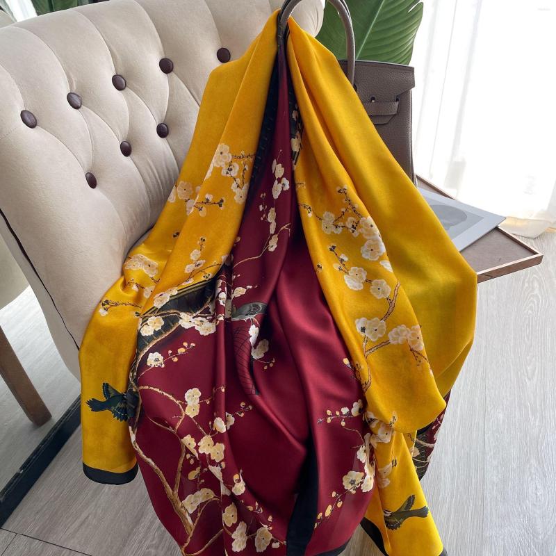 Scarves Silk Shawls Female Beach Scarfs For Women Head Hijab 90 180cm Soft Satin Hair Lady Neck Bandana Foulard Echarpe
Scarves Silk Shawls Female Beach Scarfs For Women Head Hijab 90 180cm Soft Satin Hair Lady Neck Bandana Foulard Echarpe