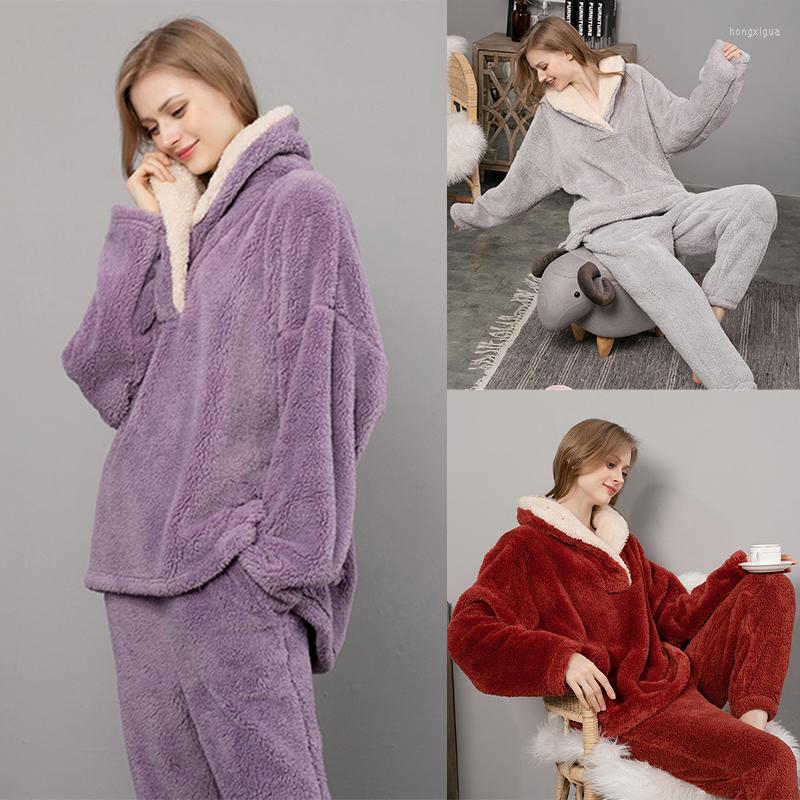 Men's Sleepwear LEOSOXS Winter Thick Warm Flannel Pajamas Sets For Women Home Clothing Pajama Wear Pyjamas Set, Wine red
Men's Sleepwear LEOSOXS Winter Thick Warm Flannel Pajamas Sets For Women Home Clothing Pajama Wear Pyjamas Set, Wine red