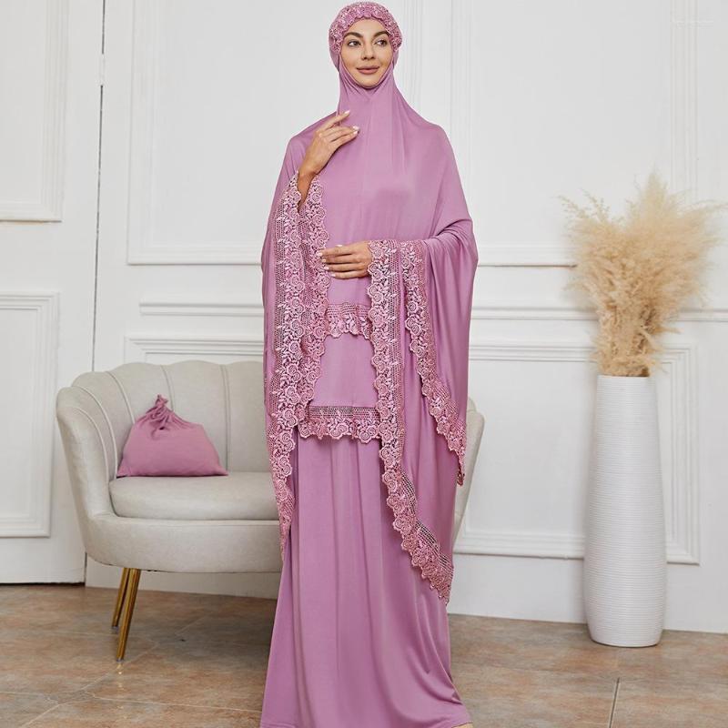 Ethnic Clothing 2 Pcs Muslim Sets Lace Prayer Garment Skirt Suits Women Jilbab Khimar Islam Hijab Robe Dress Islamic Abaya Dubai
Ethnic Clothing 2 Pcs Muslim Sets Lace Prayer Garment Skirt Suits Women Jilbab Khimar Islam Hijab Robe Dress Islamic Abaya Dubai