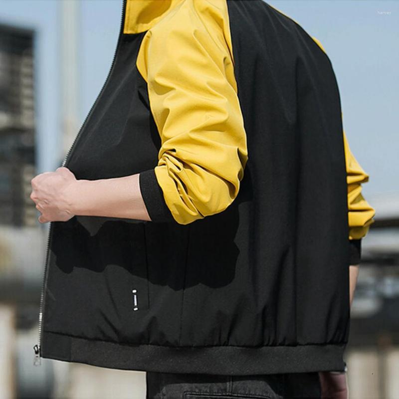 Men's Vests Stylish Sports Jacket Contrast Color Autumn Men Coat Washable Block For, Black
Men's Vests Stylish Sports Jacket Contrast Color Autumn Men Coat Washable Block For, Black
