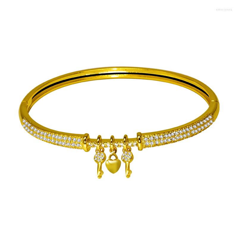 Bangle Bracelet For Women Key Love Gold Designer Jewellery Crystal Charm Wedding Engagement Bride Gift Womens Bracelets
Bangle Bracelet For Women Key Love Gold Designer Jewellery Crystal Charm Wedding Engagement Bride Gift Womens Bracelets