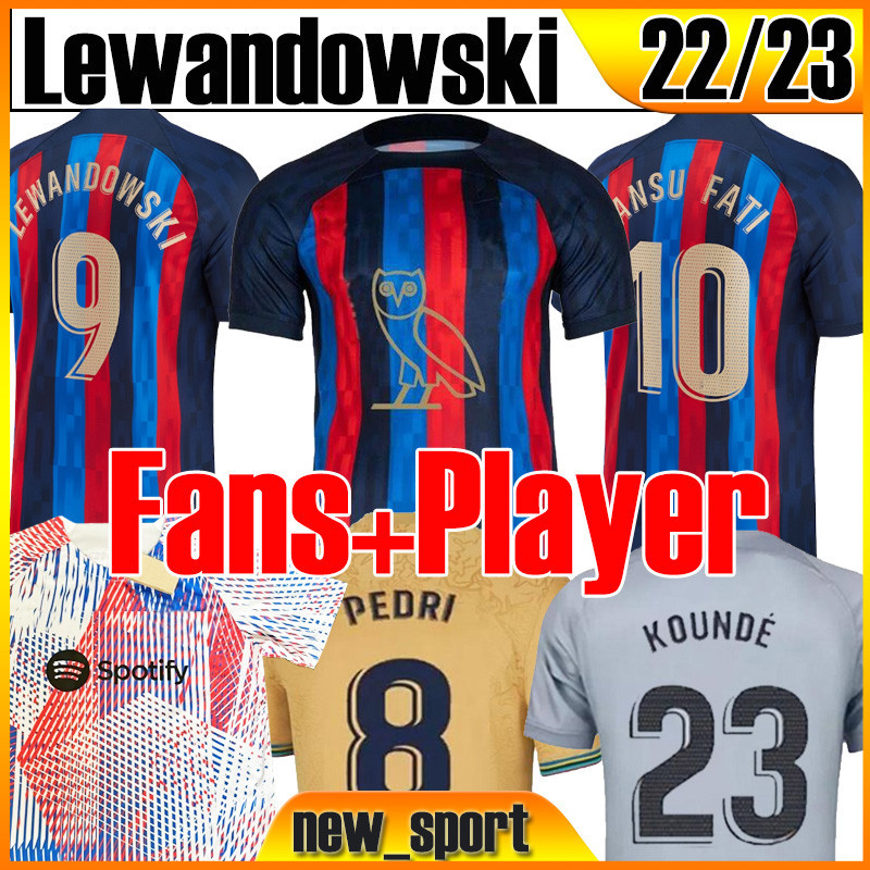 XXXL 4XL 22 23 LEWANDOWSKI soccer jerseys Fans Player BARCA MEMPHIS camiseta Maillot PEDRI 2022 2023 DEST GAVI ADAMA BarcelonaS football shirts men kids kit unifrom, 22 23 away patch
XXXL 4XL 22 23 LEWANDOWSKI soccer jerseys Fans Player BARCA MEMPHIS camiseta Maillot PEDRI 2022 2023 DEST GAVI ADAMA BarcelonaS football shirts men kids kit unifrom, 22 23 away patch