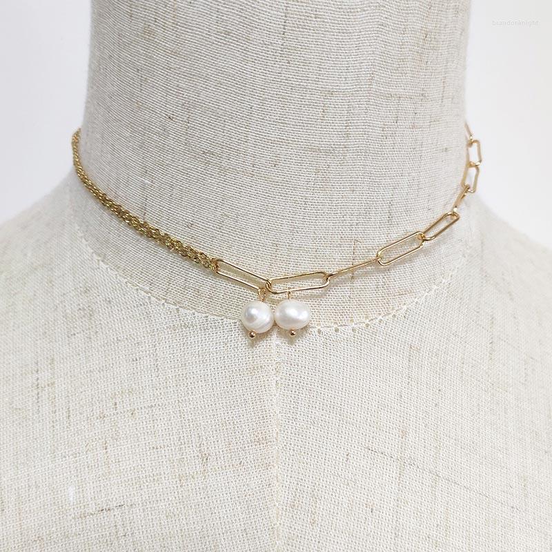 Choker Fashion Genuine Pearl Statement Necklace Custom Bohemia Gold Steampunk Simple Semi-Baroque Jewelry
Choker Fashion Genuine Pearl Statement Necklace Custom Bohemia Gold Steampunk Simple Semi-Baroque Jewelry