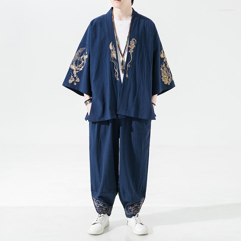 Ethnic Clothing Tai Chi 5xl Blue Summer Luxury Dragon Embroidery Tang Suits Linen Cotton Traditional Chinese Man Kimono Black
Ethnic Clothing Tai Chi 5xl Blue Summer Luxury Dragon Embroidery Tang Suits Linen Cotton Traditional Chinese Man Kimono Black