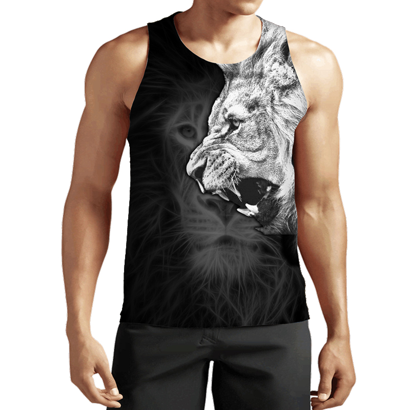 Plus-size -6XLSummer Men' Lion Tank Tops Animal 3D Printed Sleeveless Cool Vest Women Fashion Casual Harajuku Streetwear Clothing 010, The color of the picture
Plus-size -6XLSummer Men' Lion Tank Tops Animal 3D Printed Sleeveless Cool Vest Women Fashion Casual Harajuku Streetwear Clothing 010, The color of the picture