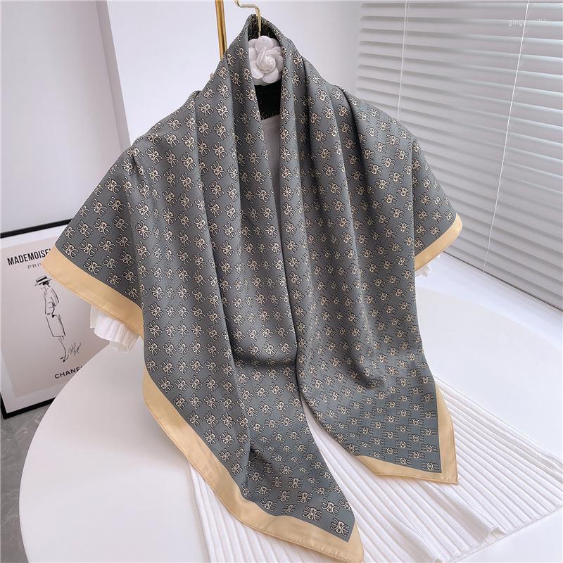 Scarves Women Square Silk Scarf Wraps Print Hair Neck Ladies Shawl Bandana Handkerchief Headcloth Foulard Female Wrap 90 90CM
Scarves Women Square Silk Scarf Wraps Print Hair Neck Ladies Shawl Bandana Handkerchief Headcloth Foulard Female Wrap 90 90CM