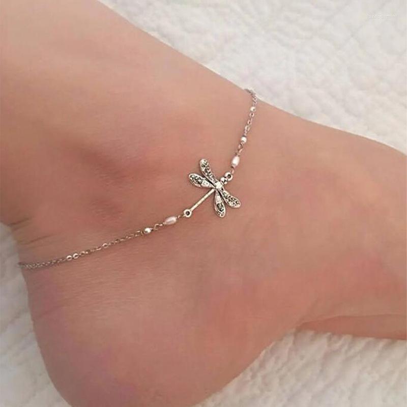 Anklets Little Dragonfly Charm Anklet With Silvertone Chain Jewelry Encouragement Gift For Women Teen Girls
Anklets Little Dragonfly Charm Anklet With Silvertone Chain Jewelry Encouragement Gift For Women Teen Girls