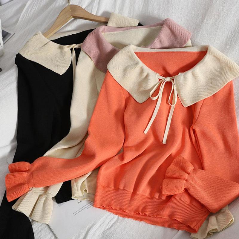 Women's Sweaters 2022 Sweet Style Korean Clothes Ladies Tops Long Sleeve Pullovers Knitted Sweater Women Fashion Ins Ulzzang Moda Feminina, Black
Women's Sweaters 2022 Sweet Style Korean Clothes Ladies Tops Long Sleeve Pullovers Knitted Sweater Women Fashion Ins Ulzzang Moda Feminina, Black