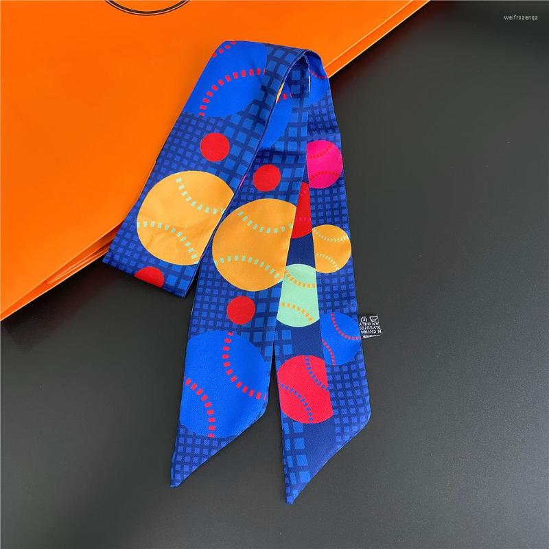 Scarves Checkered Ball Stripe Belt Printed Small Scarf Women Silk Headband 90cm Long Bag Accessories Ribbon For Ladies
Scarves Checkered Ball Stripe Belt Printed Small Scarf Women Silk Headband 90cm Long Bag Accessories Ribbon For Ladies