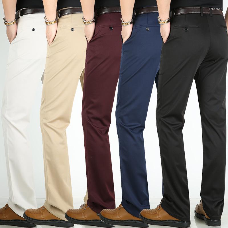 Men's Pants 2022 Summer Men's Thin Casual Business Elastic Straight Middle-Aged Long Slim Trousers Anti-Crease For Men, Black
Men's Pants 2022 Summer Men's Thin Casual Business Elastic Straight Middle-Aged Long Slim Trousers Anti-Crease For Men, Black