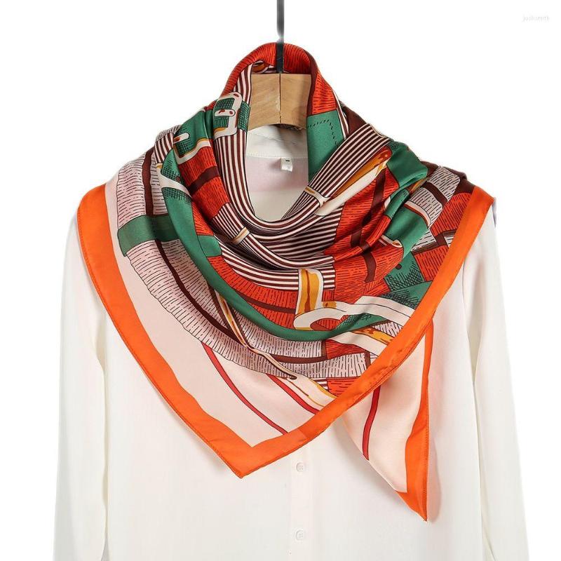 Scarves Muslim Hijabs Silk Scarf Headwraps For Women Vintage Four Seasons Hair Scarve 110 110cm Foulard Luxe Bandana Femme Headscarf
Scarves Muslim Hijabs Silk Scarf Headwraps For Women Vintage Four Seasons Hair Scarve 110 110cm Foulard Luxe Bandana Femme Headscarf
