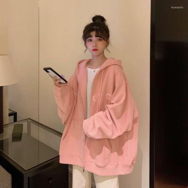 Women's Hoodies Fleece Hooded Cardigan Letter Embroidered Sweater 2022 Korean Women's Jacket, Blue
Women's Hoodies Fleece Hooded Cardigan Letter Embroidered Sweater 2022 Korean Women's Jacket, Blue