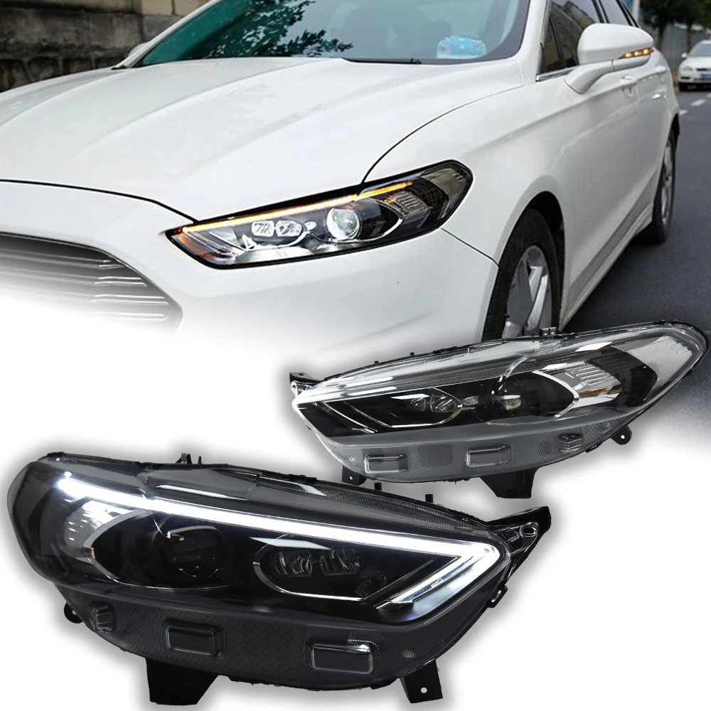 Car Styling Headlights for Ford Fusion Headlight Assembly 20 13-20 19 Mondeo LED Headlight Lens Auto Accessories