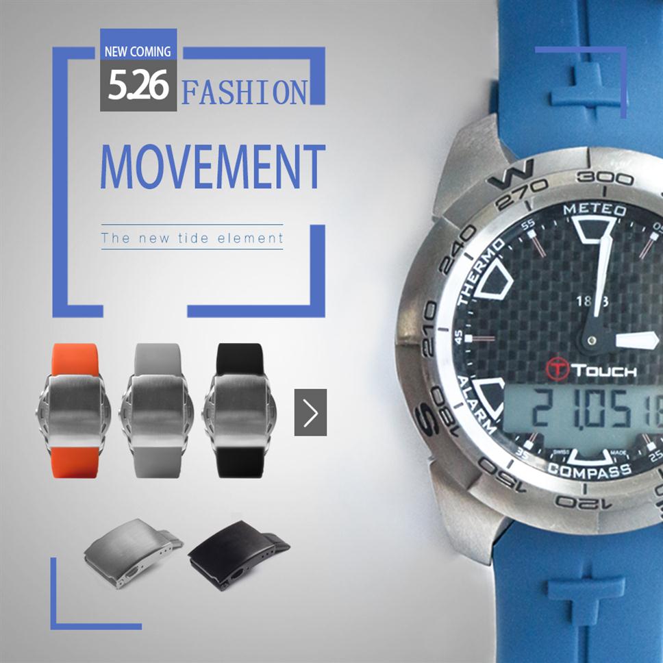 21mm Watch Strap Bands Man Orange Blue Black Waterproof Silicone Rubber Watchbands Sports Bracelet For Tissot 1853 T-touch T013420 T047245L 
21mm Watch Strap Bands Man Orange Blue Black Waterproof Silicone Rubber Watchbands Sports Bracelet For Tissot 1853 T-touch T013420 T047245L