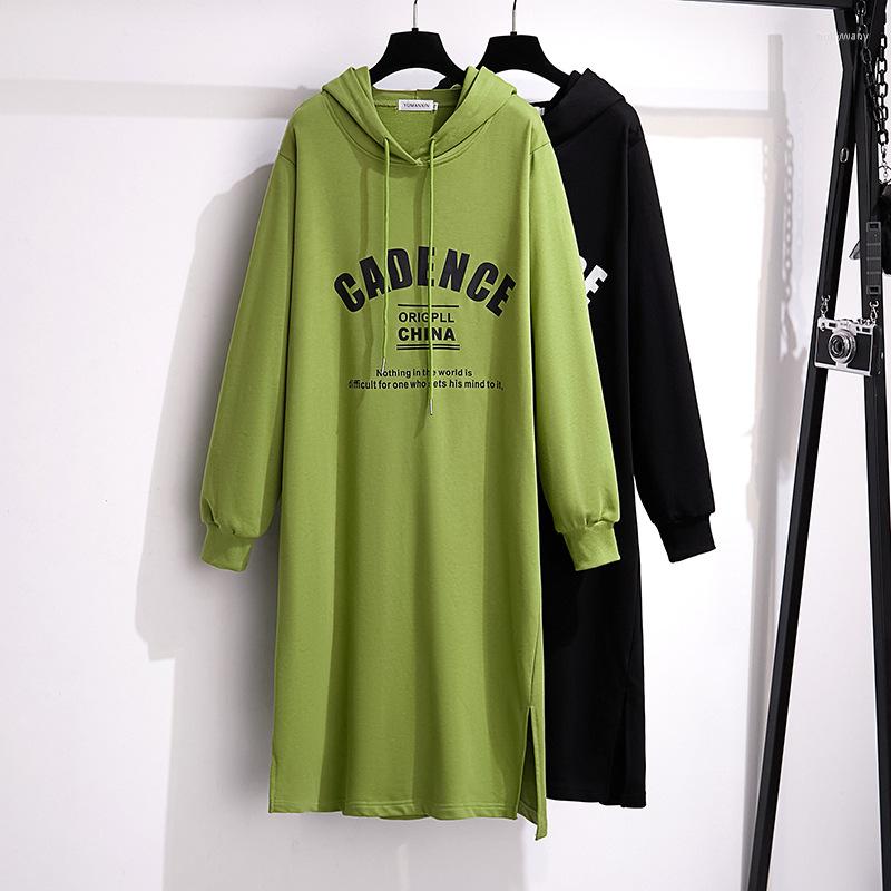 Plus Size Dresses 175Kg Women's Bust 170 Spring Autumn Loose Hooded Letter Sweater Dress Black Green 6XL 8XL 9XL 10XL 11XL
Plus Size Dresses 175Kg Women's Bust 170 Spring Autumn Loose Hooded Letter Sweater Dress Black Green 6XL 8XL 9XL 10XL 11XL