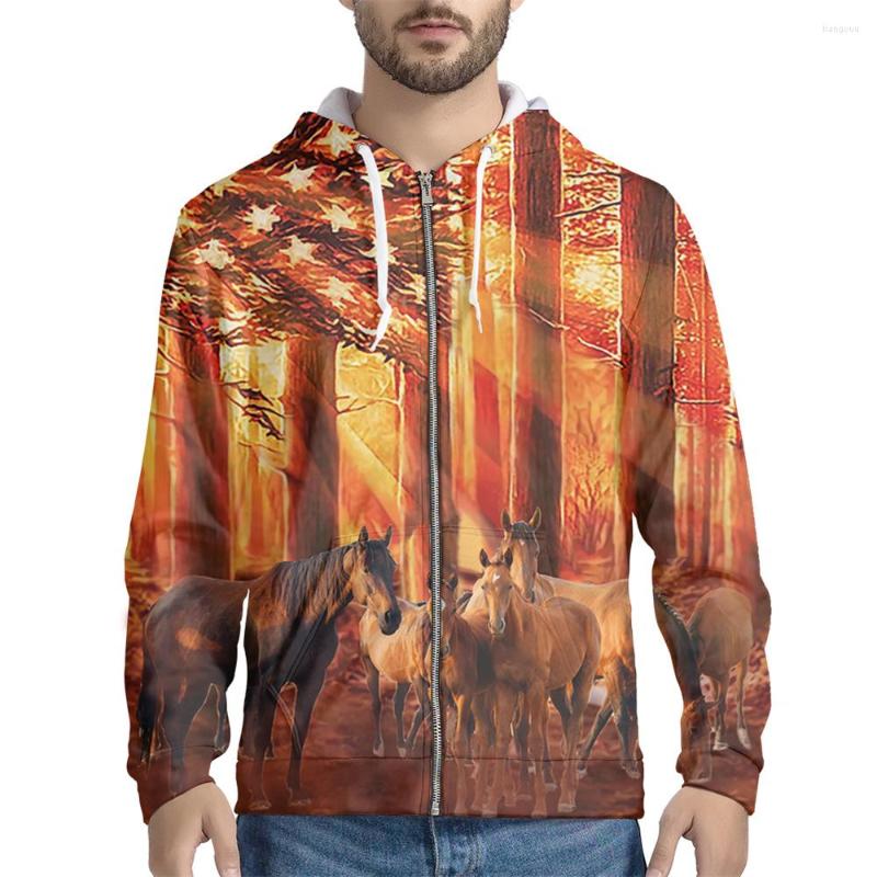Men's Hoodies Nopersonality Fashion Print Horse Pattern Men Winter Sweatss Casual Zipper Jacket Big Size Warm Male Hooded Sweater, Grm
Men's Hoodies Nopersonality Fashion Print Horse Pattern Men Winter Sweatss Casual Zipper Jacket Big Size Warm Male Hooded Sweater, Grm