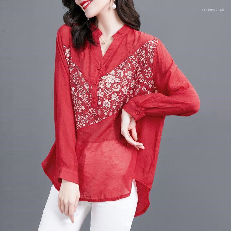 Women' Blouses High-end Women' Shirts 2022 Spring Summer Red Chic Fashionable Tops Ladies Regular Button High Street
Women' Blouses High-end Women' Shirts 2022 Spring Summer Red Chic Fashionable Tops Ladies Regular Button High Street