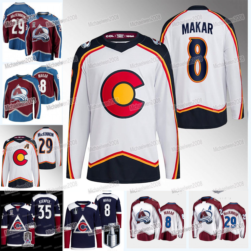 Avalanche Cale Makar 2022 Reverse Retro Jersey Colorado Darcy Kuemper Gabriel Landeskog Nathan MacKinnon Nazem Kadri Lehkonen Erik Johnson Mikko Rantanen, White(no patch)
Avalanche Cale Makar 2022 Reverse Retro Jersey Colorado Darcy Kuemper Gabriel Landeskog Nathan MacKinnon Nazem Kadri Lehkonen Erik Johnson Mikko Rantanen, White(no patch)