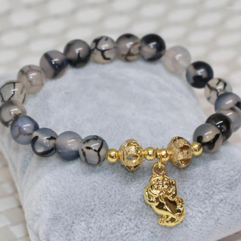 Strand Natural Black Dragon Veins Carnelian Stone Onyx Agat 8mm Round Beads Bracelets Women Elegant Jewelry 7.5inch B2022
Strand Natural Black Dragon Veins Carnelian Stone Onyx Agat 8mm Round Beads Bracelets Women Elegant Jewelry 7.5inch B2022