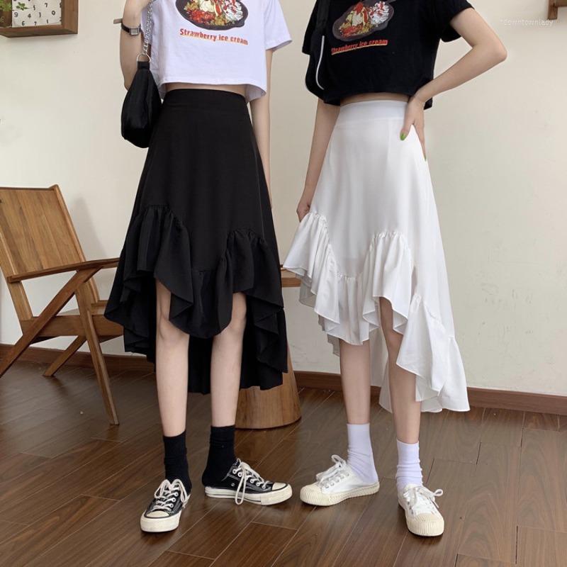 Skirts Long For Women 2022 Korean Style High Waist Slimming Mid-length Irregular Fishtail Skirt Pleated, Black
Skirts Long For Women 2022 Korean Style High Waist Slimming Mid-length Irregular Fishtail Skirt Pleated, Black