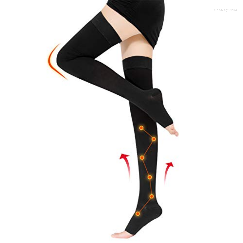 Men's Socks 1 Pair Men Open Toe Knee High 30-40 MmHg Compression Stockings Recovery Thigh Sleeve, Beige
Men's Socks 1 Pair Men Open Toe Knee High 30-40 MmHg Compression Stockings Recovery Thigh Sleeve, Beige