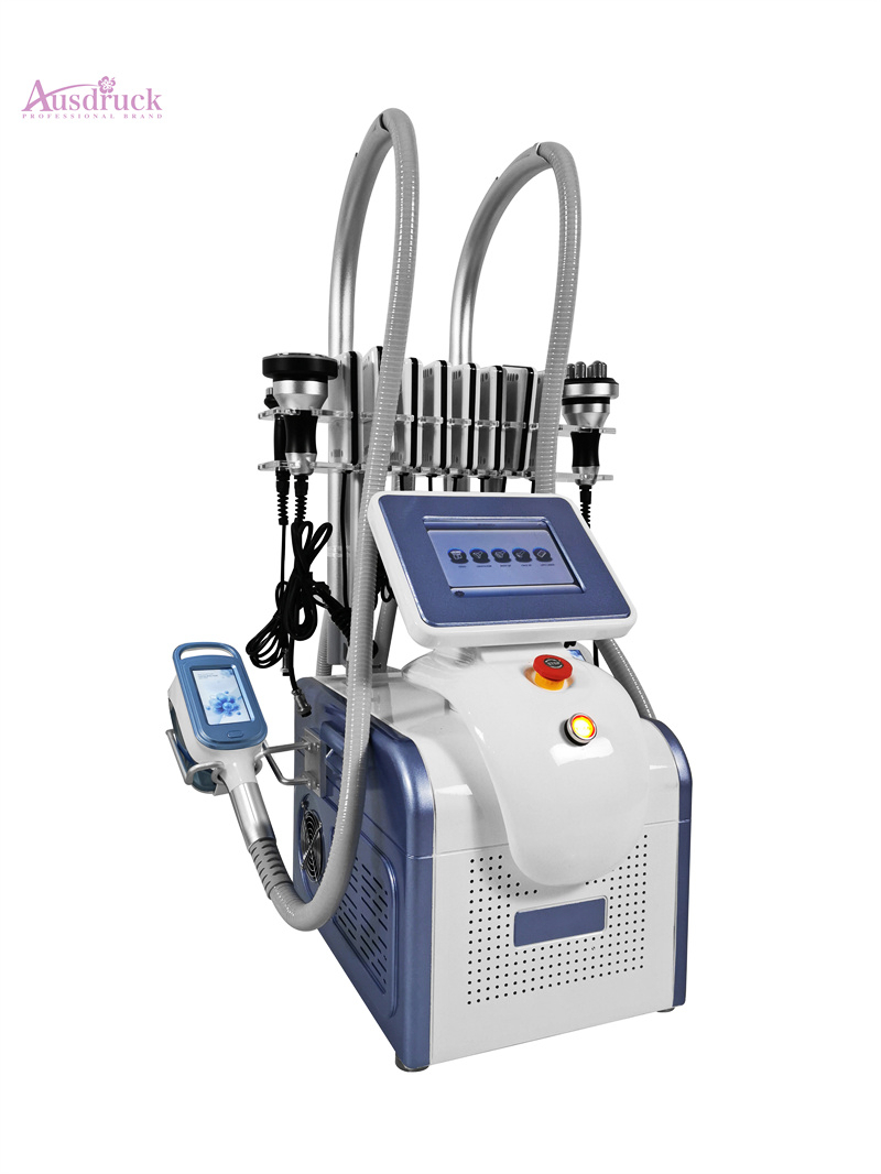Newest design handles cryoskin 360 degree fat freeze cryotherapy freezing ultrasonic cavitation lipo laser cryo LLLT at home salon machine CE
Newest design handles cryoskin 360 degree fat freeze cryotherapy freezing ultrasonic cavitation lipo laser cryo LLLT at home salon machine CE