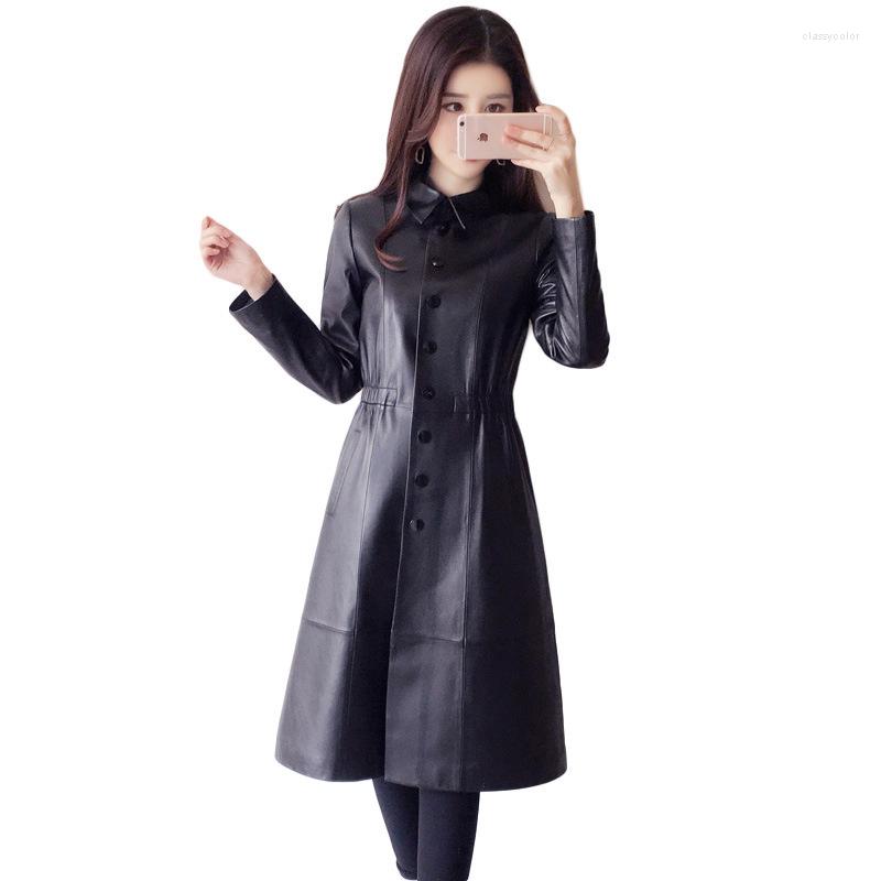 Women's Leather Real Jacket Women Sheepskin Genuine Korean Slim Windbreaker Spring Autumn Veste Femme 2003 YY2139, Black
Women's Leather Real Jacket Women Sheepskin Genuine Korean Slim Windbreaker Spring Autumn Veste Femme 2003 YY2139, Black
