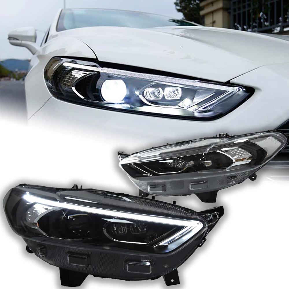 Car Styling Headlights for Ford Fusion Headlight Assembly 20 13-20 19 Mondeo LED Headlight Lens Auto Accessories