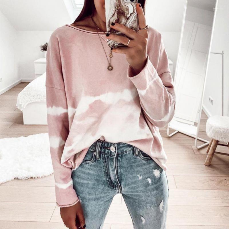 Women' Blouses Pink Tie Dye Top Hoodie Autumn O Neck Women T-shirt Home Wear Clothing Woman High Quality Fashion 2022
Women' Blouses Pink Tie Dye Top Hoodie Autumn O Neck Women T-shirt Home Wear Clothing Woman High Quality Fashion 2022