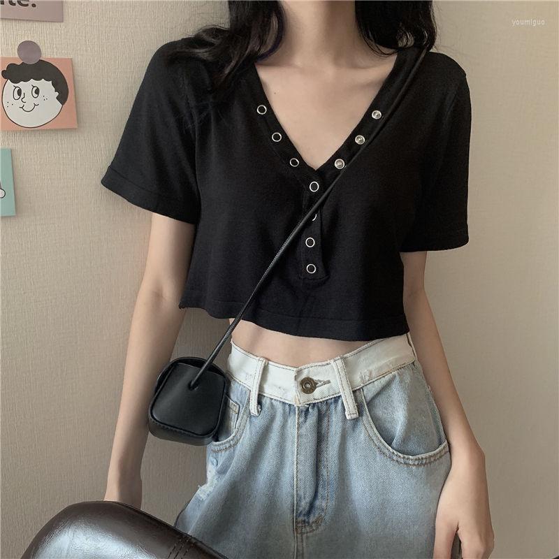 Women' T Shirts Woman TShirts 2022 Summer T-shirt Women' V-neck Sweater Short-Sleeved Top Crop Mujer Camisetas, Yellow
Women' T Shirts Woman TShirts 2022 Summer T-shirt Women' V-neck Sweater Short-Sleeved Top Crop Mujer Camisetas, Yellow