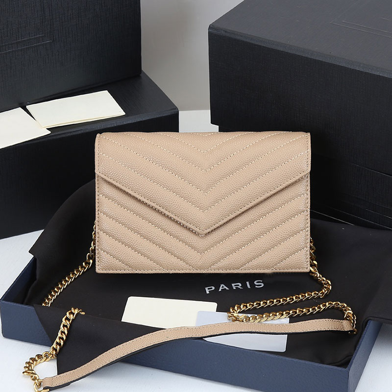 Messenger Bags Chain Crossbody Bag Flap Wallet Calfskin Leather Quilted Wave Stitching Handbag Purse Women Clutch Fashion Metal Letter Inside Zipper Pocket, Gold letter
Messenger Bags Chain Crossbody Bag Flap Wallet Calfskin Leather Quilted Wave Stitching Handbag Purse Women Clutch Fashion Metal Letter Inside Zipper Pocket, Gold letter