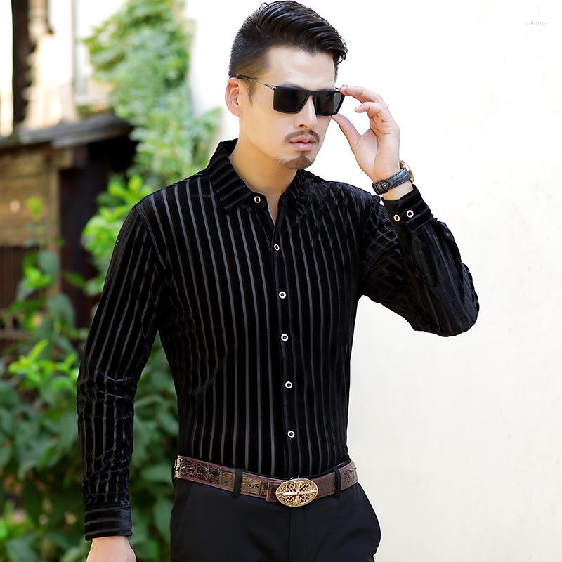 Men's Casual Shirts Business Striped Hollow Breathable Luxury Long Sleeve Shirt Spring 2022 Top Quality Velvet Soft Comfortable Men, Picture shown
Men's Casual Shirts Business Striped Hollow Breathable Luxury Long Sleeve Shirt Spring 2022 Top Quality Velvet Soft Comfortable Men, Picture shown