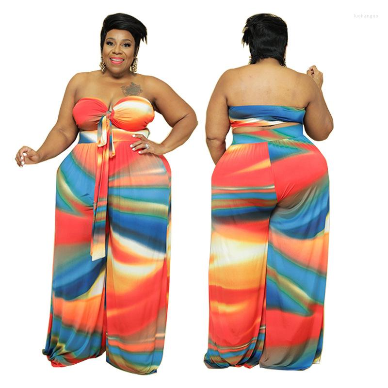 Women's Two Piece Pants Set Women Casual Club Outfits 2022 Summer Off Shoulder Strapless Crop Top Print Wide-legged Fashion Suit, Blue
Women's Two Piece Pants Set Women Casual Club Outfits 2022 Summer Off Shoulder Strapless Crop Top Print Wide-legged Fashion Suit, Blue