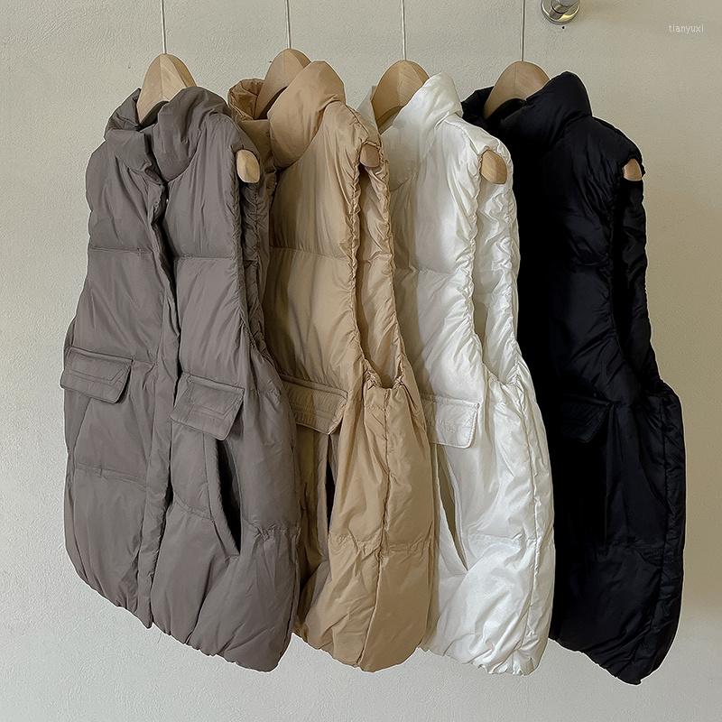 Women's Vests Solid Thickened Warm Down Cotton Jacket Autumn 2022 Women Stand Collar Thick Loose Top, Black
Women's Vests Solid Thickened Warm Down Cotton Jacket Autumn 2022 Women Stand Collar Thick Loose Top, Black