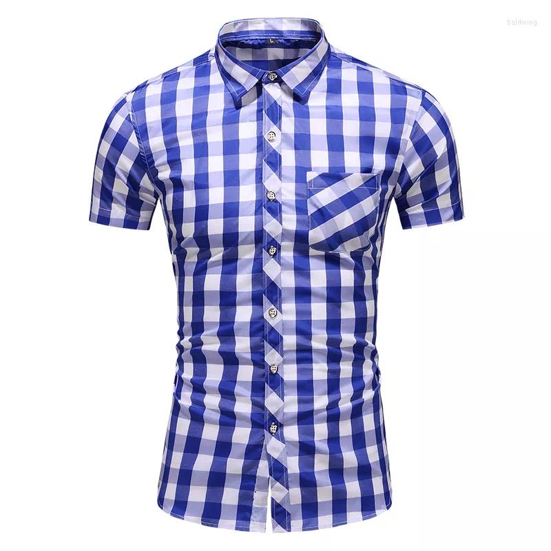 Men's Casual Shirts 2022 Men's Classic Plaid Short Sleeve Shirt Arrival Mens Plus Size 5XL 6XL 7XL, C311
Men's Casual Shirts 2022 Men's Classic Plaid Short Sleeve Shirt Arrival Mens Plus Size 5XL 6XL 7XL, C311