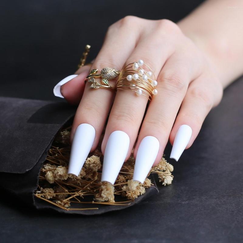 False Nails Matte Long Luxury Coffin Acrylic Nude Salon Extra Fasle White, Transparent
False Nails Matte Long Luxury Coffin Acrylic Nude Salon Extra Fasle White, Transparent