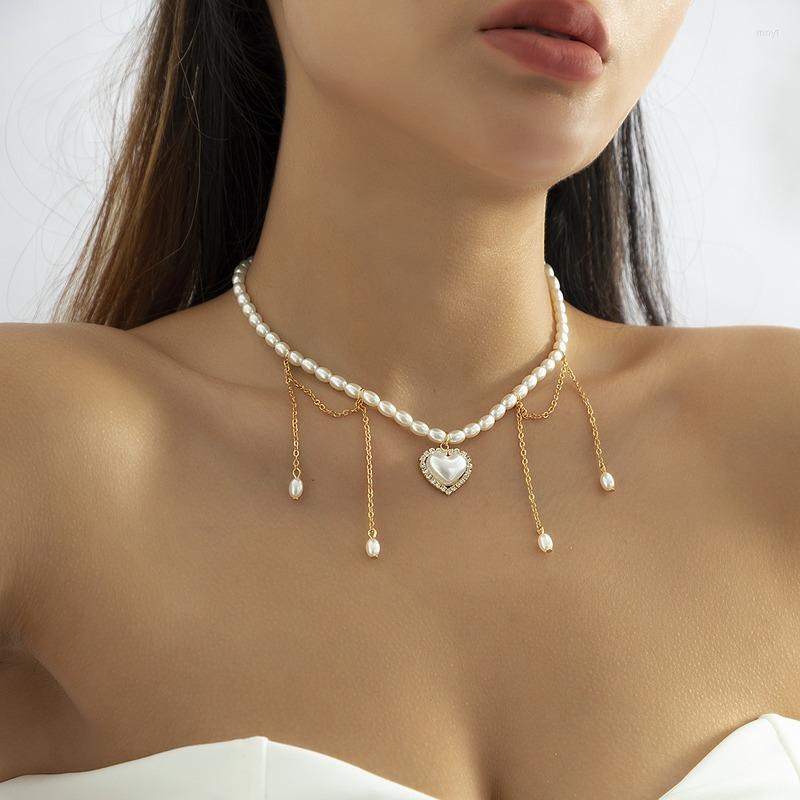 Choker Kpop Jewelry 2022 Chunky Pearl Necklaces For Women Heart Pendant Crystal Statement Luxury Accessories Gift
Choker Kpop Jewelry 2022 Chunky Pearl Necklaces For Women Heart Pendant Crystal Statement Luxury Accessories Gift