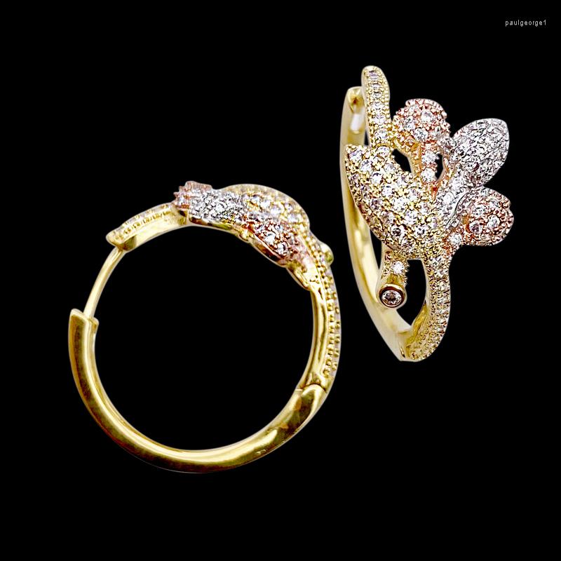 Hoop Earrings Lanyika Copper Tulip Petal Flower Ear Ring Micro Pave Zircon For Women Wedding Banquet Everyday Fashion Classics Jewel
Hoop Earrings Lanyika Copper Tulip Petal Flower Ear Ring Micro Pave Zircon For Women Wedding Banquet Everyday Fashion Classics Jewel