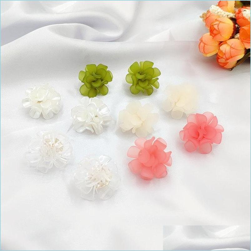Stud Stud Korean Sweet Resin Holiday Flower Earrings Women Fashion Elegant Acrylic Party Jewelry Oorbellen Temperament Drop Delivery Dhke3
Stud Stud Korean Sweet Resin Holiday Flower Earrings Women Fashion Elegant Acrylic Party Jewelry Oorbellen Temperament Drop Delivery Dhke3