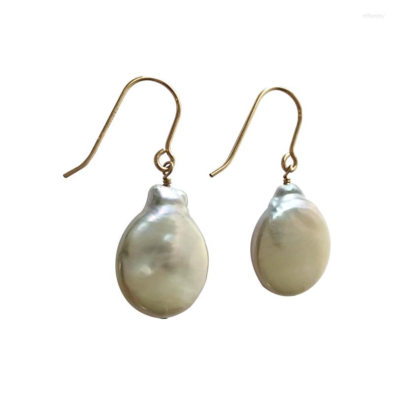 Dangle Earrings Exquisite Minimalist Natural Freshwater White 925 Silver 12-13MM Baroque Button Pearl
Dangle Earrings Exquisite Minimalist Natural Freshwater White 925 Silver 12-13MM Baroque Button Pearl