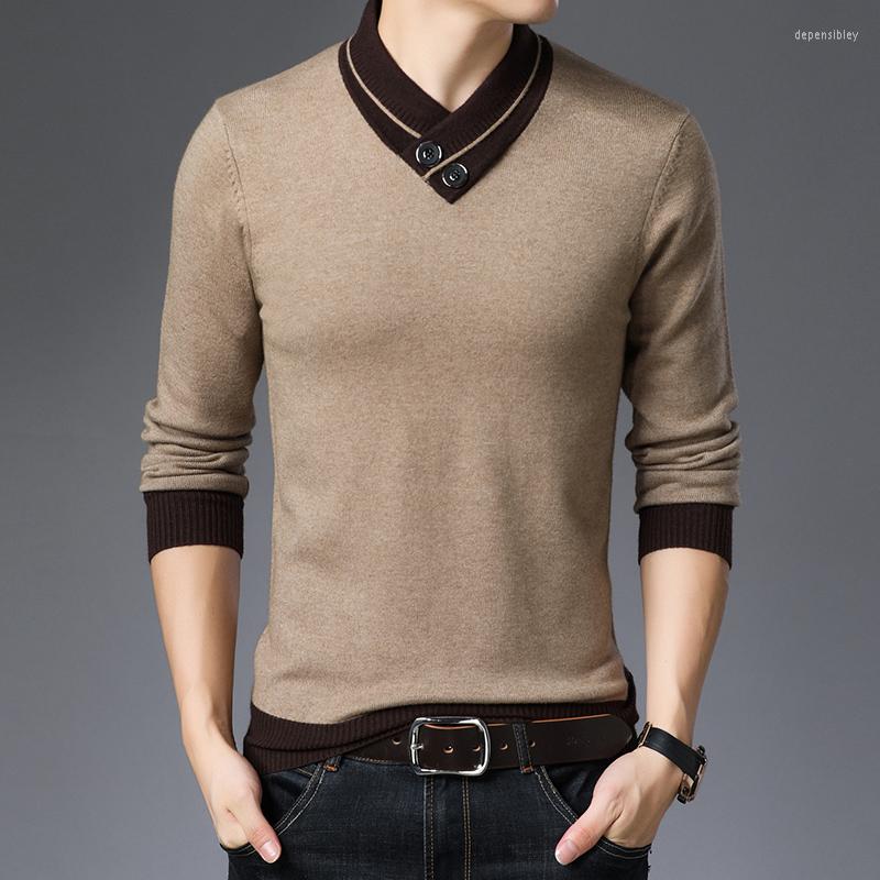 Men' Sweaters Man Buttons Sweater Winter Autumn Thick Jumper Fashion Male Long Sleeve Knit Clothing Pullovers, Black 
Men' Sweaters Man Buttons Sweater Winter Autumn Thick Jumper Fashion Male Long Sleeve Knit Clothing Pullovers, Black