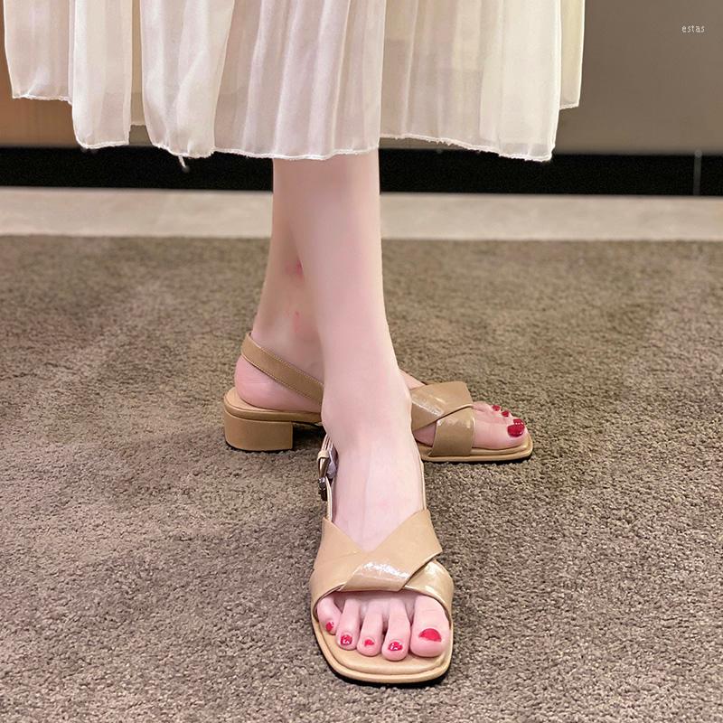 Sandals 2022 Summer Open Toe Shoes Women Fashion Casual Low-heeled Party For High Heels, Beige
Sandals 2022 Summer Open Toe Shoes Women Fashion Casual Low-heeled Party For High Heels, Beige