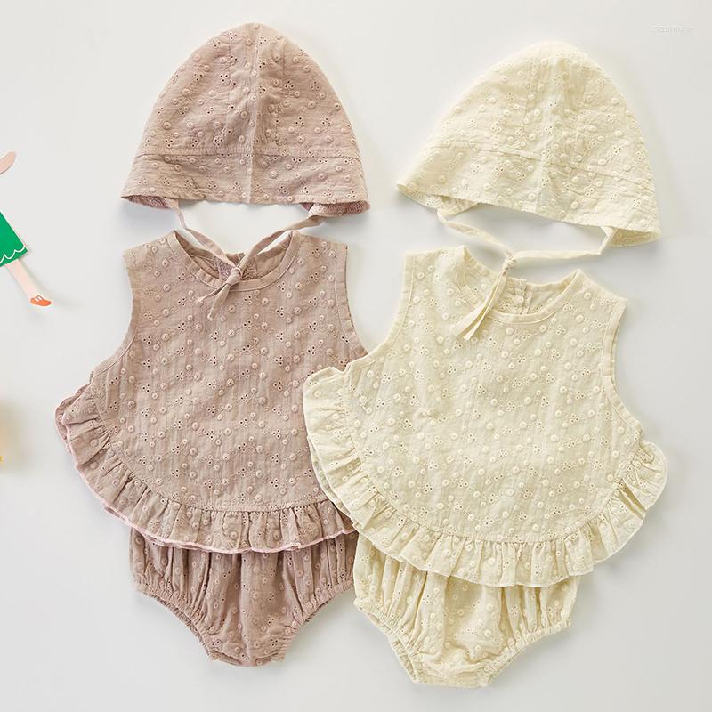 Clothing Sets Born Baby Girls Set Sleeveless Cotton Solid Shirt PP Shorts Hat Korean Style Summer Toddler Girl Clothes Suit, 222s02 pink
Clothing Sets Born Baby Girls Set Sleeveless Cotton Solid Shirt PP Shorts Hat Korean Style Summer Toddler Girl Clothes Suit, 222s02 pink