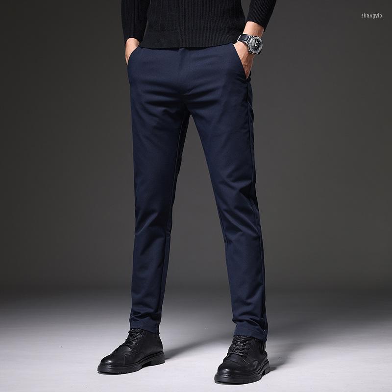 Men's Pants Black Grey Blue Men's Casual 2022 Autumn Winter Elastic Straight Trousers Korean Fashion Spring Clothes
Men's Pants Black Grey Blue Men's Casual 2022 Autumn Winter Elastic Straight Trousers Korean Fashion Spring Clothes