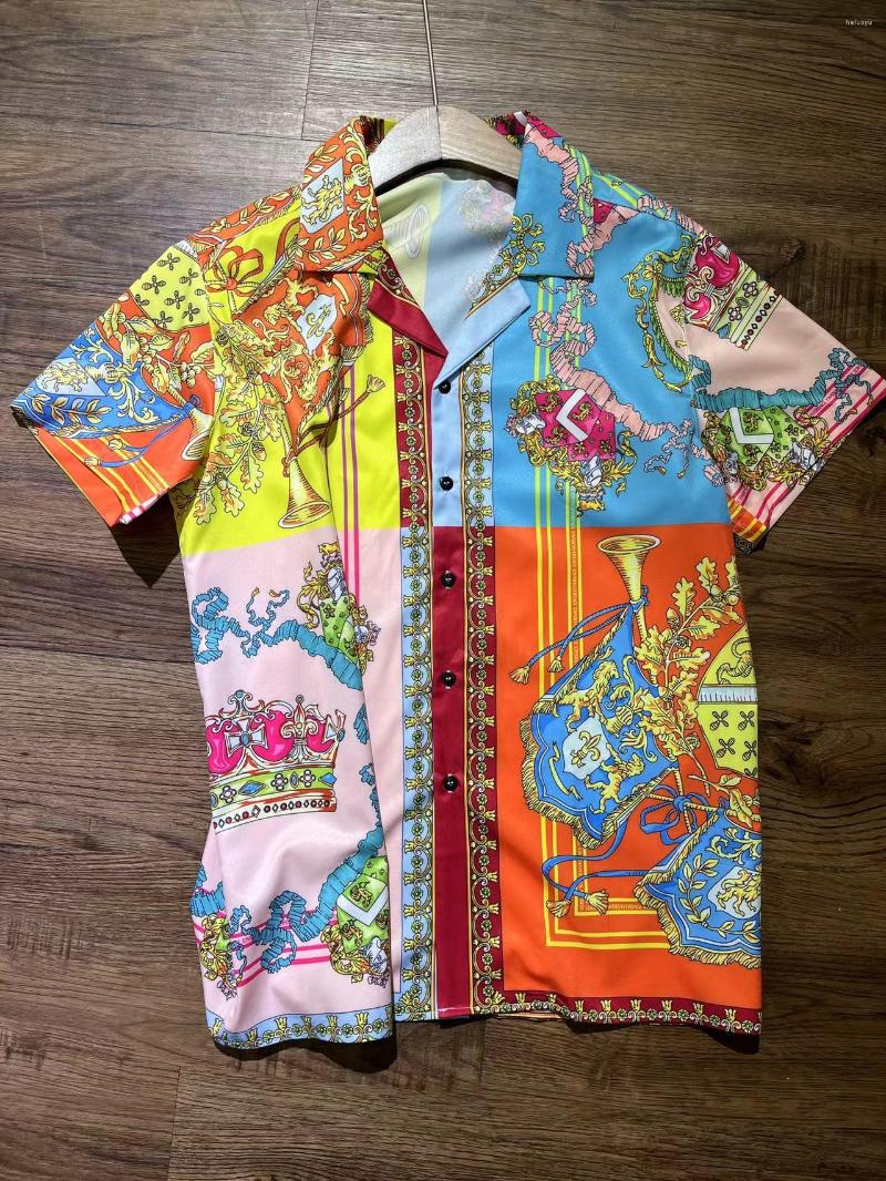 Men's Casual Shirts L0963 Fashion Men's 2022 Runway Luxury European Design Party Style Clothing, Picture shown
Men's Casual Shirts L0963 Fashion Men's 2022 Runway Luxury European Design Party Style Clothing, Picture shown