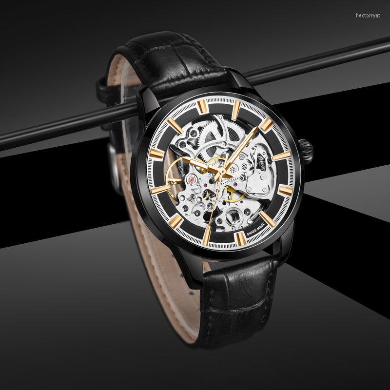Wristwatches 2022 Men's Mechanical Watch Geometry Automatic Hollow Out Student Sports Fashion Business Choice
Wristwatches 2022 Men's Mechanical Watch Geometry Automatic Hollow Out Student Sports Fashion Business Choice