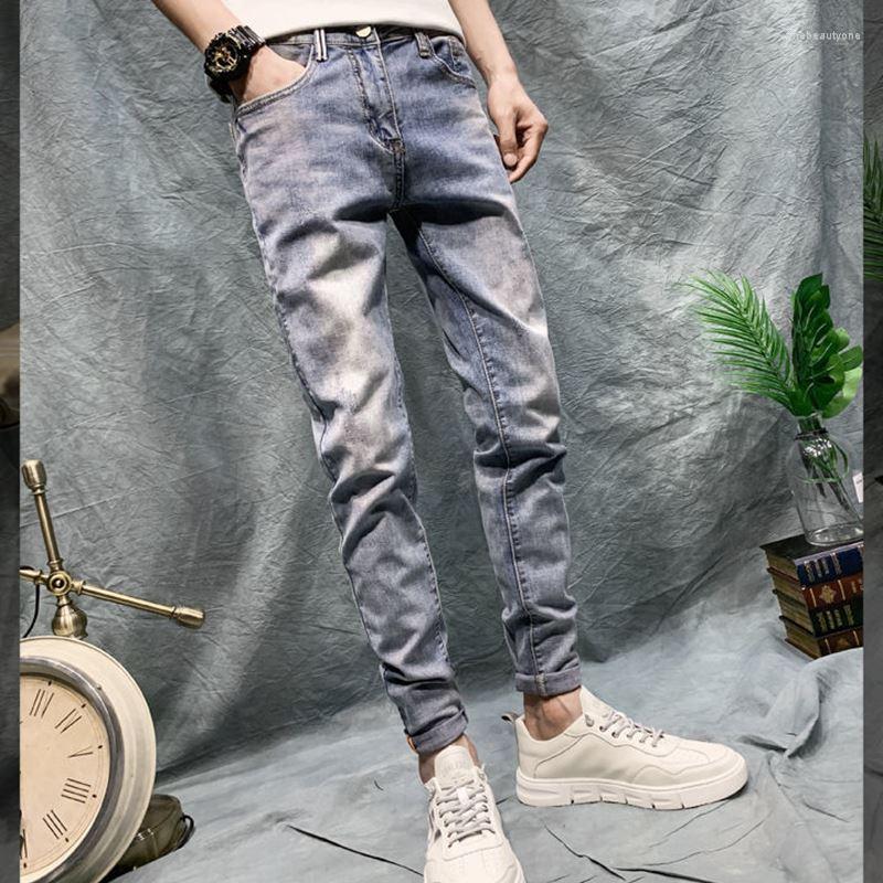 Men's Pants 2022 Men's Spring Autumn Korean Streetwear Small Feet Ankle Casual Long Cowboy Teenagers Brand Pencil Denim Jeans Men, Blue
Men's Pants 2022 Men's Spring Autumn Korean Streetwear Small Feet Ankle Casual Long Cowboy Teenagers Brand Pencil Denim Jeans Men, Blue