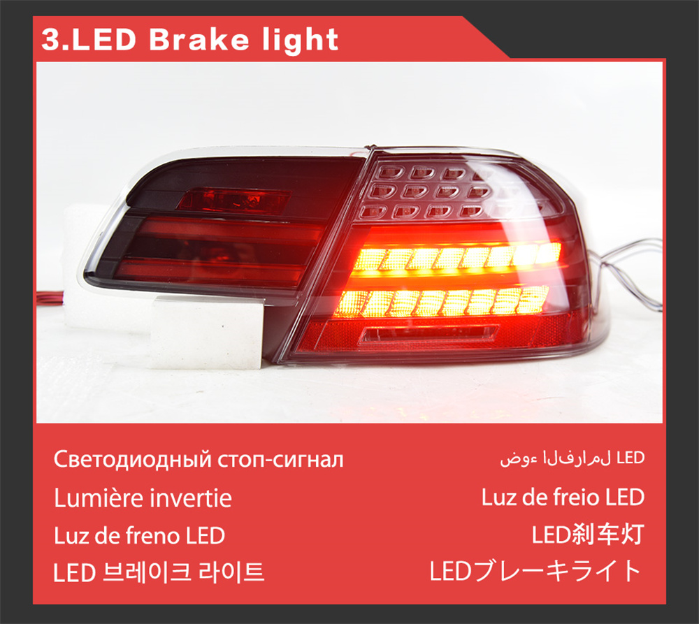 For BMW M3 E92 LED Taillight Rear Lamp E93 335i 330i Auto Part Dynamic Streamer Turn Signal Car LED Tail Lights