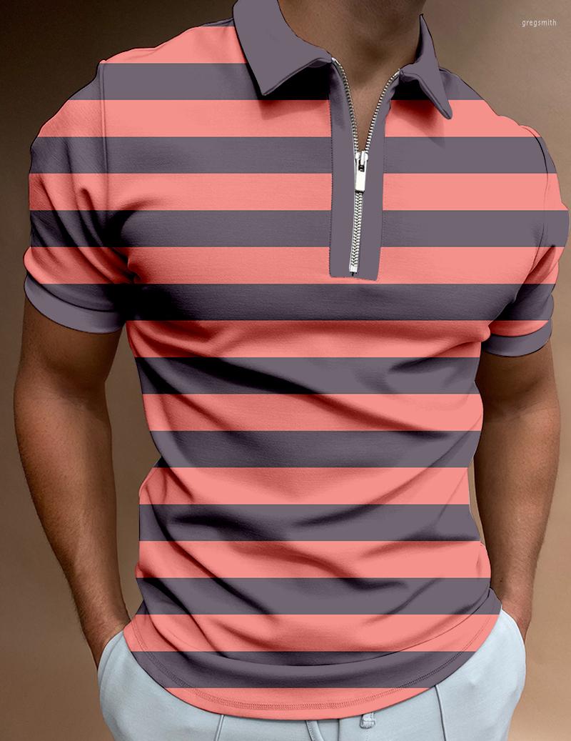 Men' Polos Summer Breathable Stripe Streetwear Fashion Patchwork Sport Tee Polo Shirts Casual Turn-down Collar Zipper Tops
Men' Polos Summer Breathable Stripe Streetwear Fashion Patchwork Sport Tee Polo Shirts Casual Turn-down Collar Zipper Tops